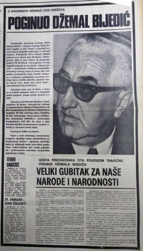 Na današnji dan poginuo je Džemal Bijedić